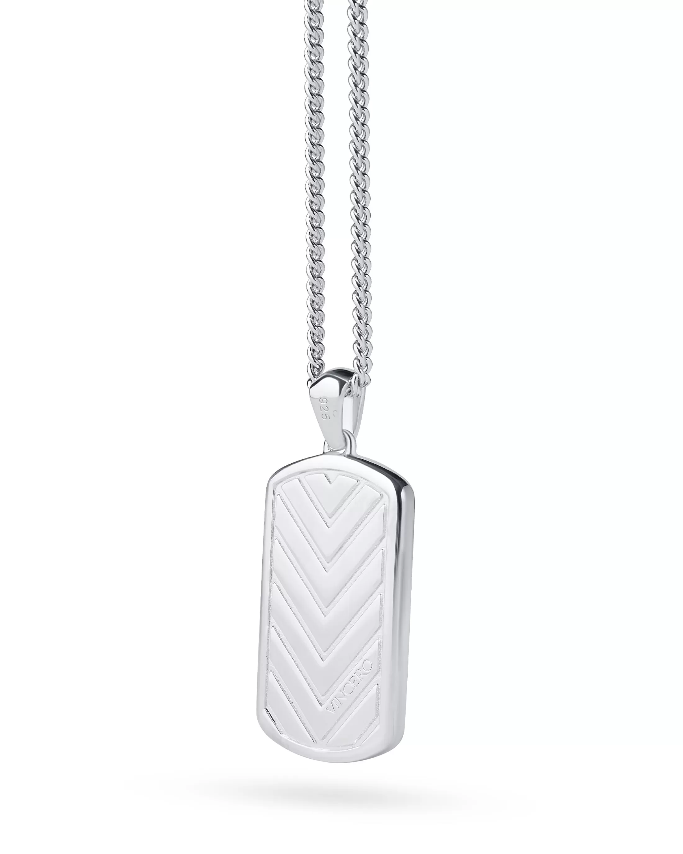 Vincero Necklaces*Beveled Tag Pendant