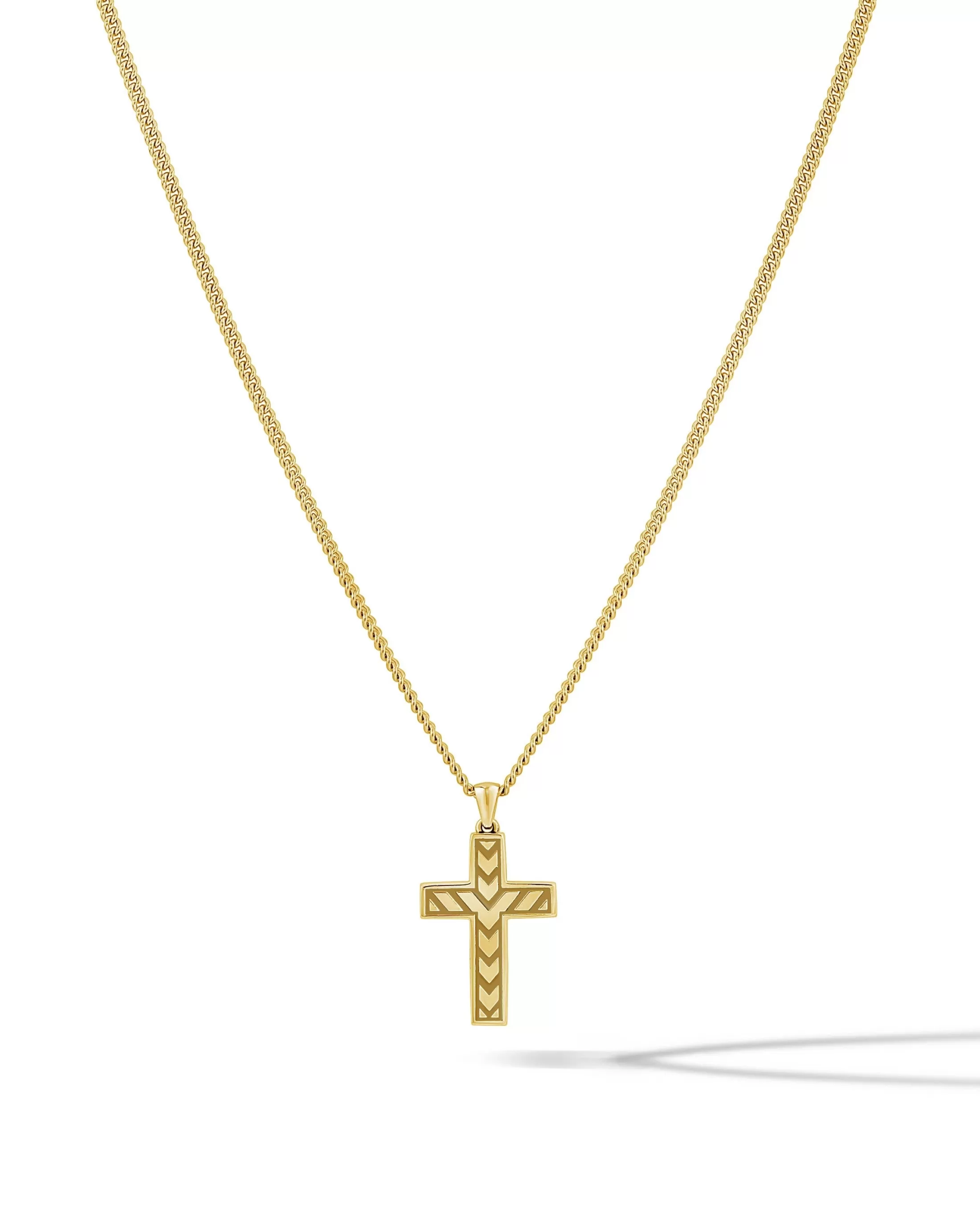 Vincero Necklaces*Stone Cross Pendant